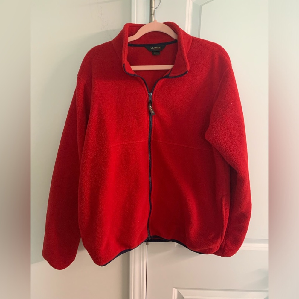L.L. Bean Fleece Jacket Size M
